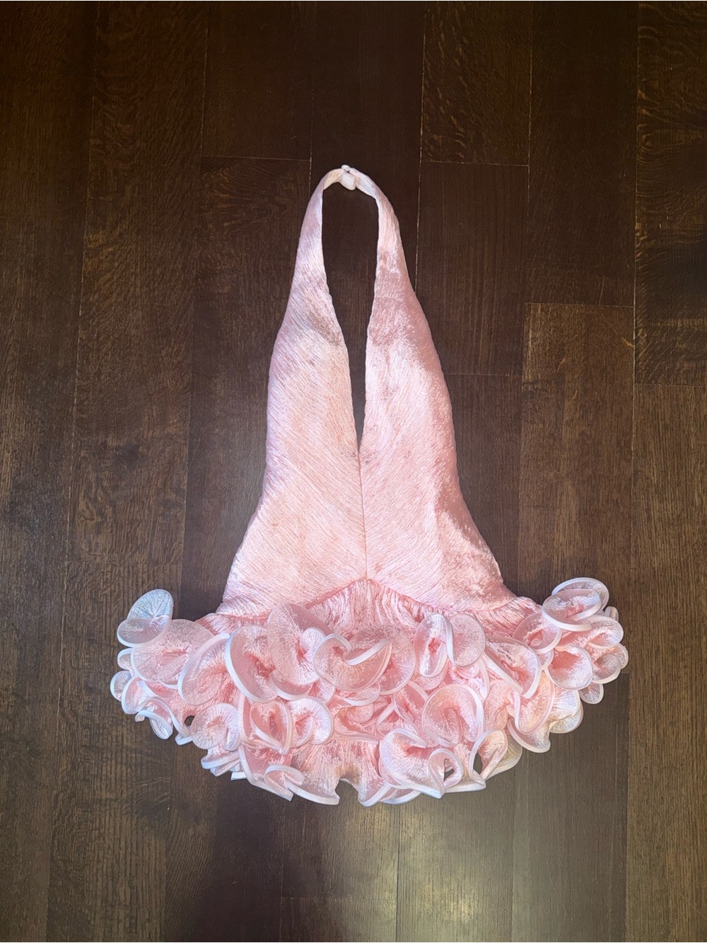 Cult Mia / Stolen Stores Mrs. Tutu V Neck Mini Dress - Peach - Picture 4 of 5